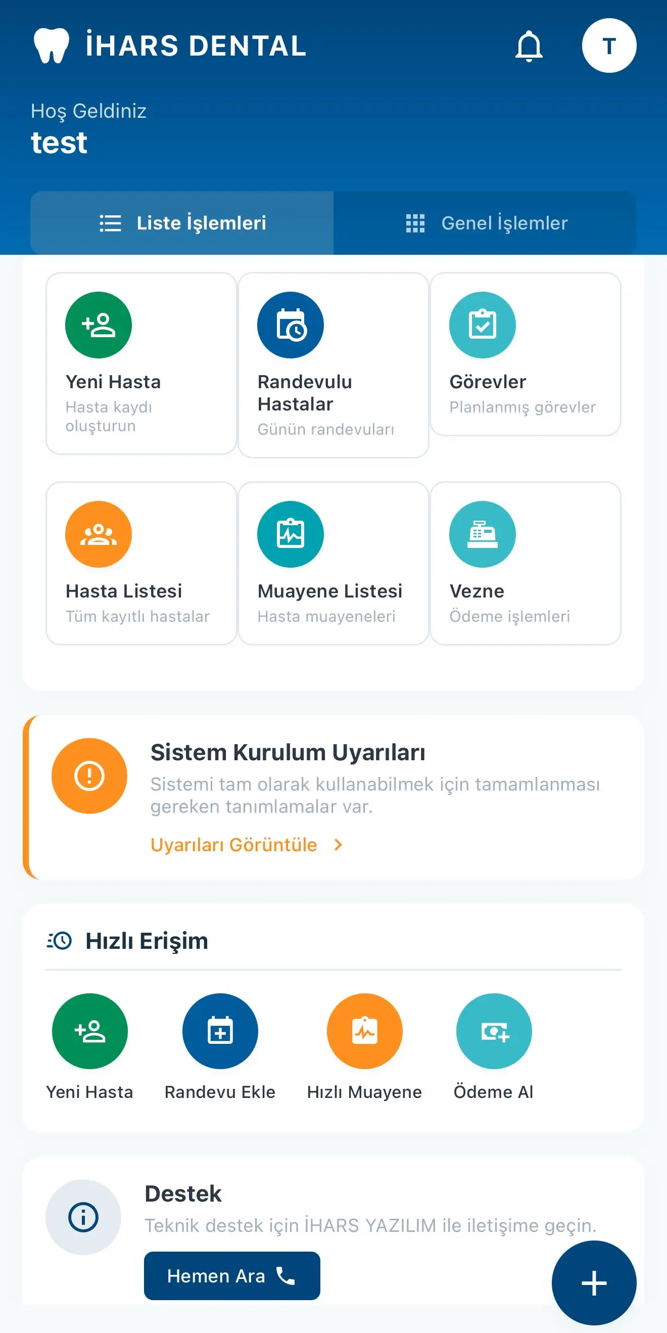 Sistem Özellikleri